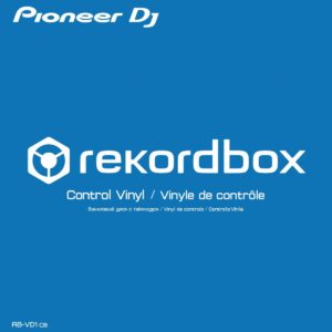 Pioneer DJ Rekordbox Control Vinyl Blue - RB-VD1-CB/WL (Pair)