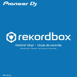 Pioneer DJ Rekordbox Control Vinyl Blue - RB-VD1-CB/WL (Pair)