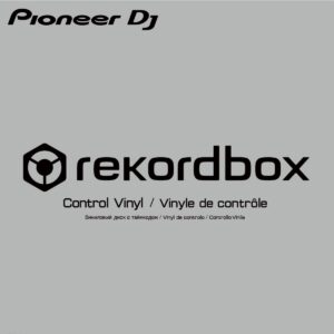Pioneer DJ Rekordbox Control Vinyl Transparent - RB-VD1-CL/WL (Pair)
