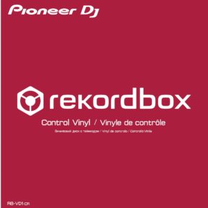 Pioneer DJ Rekordbox Control Vinyl Red - RB-VD1-CR/WL (Pair)