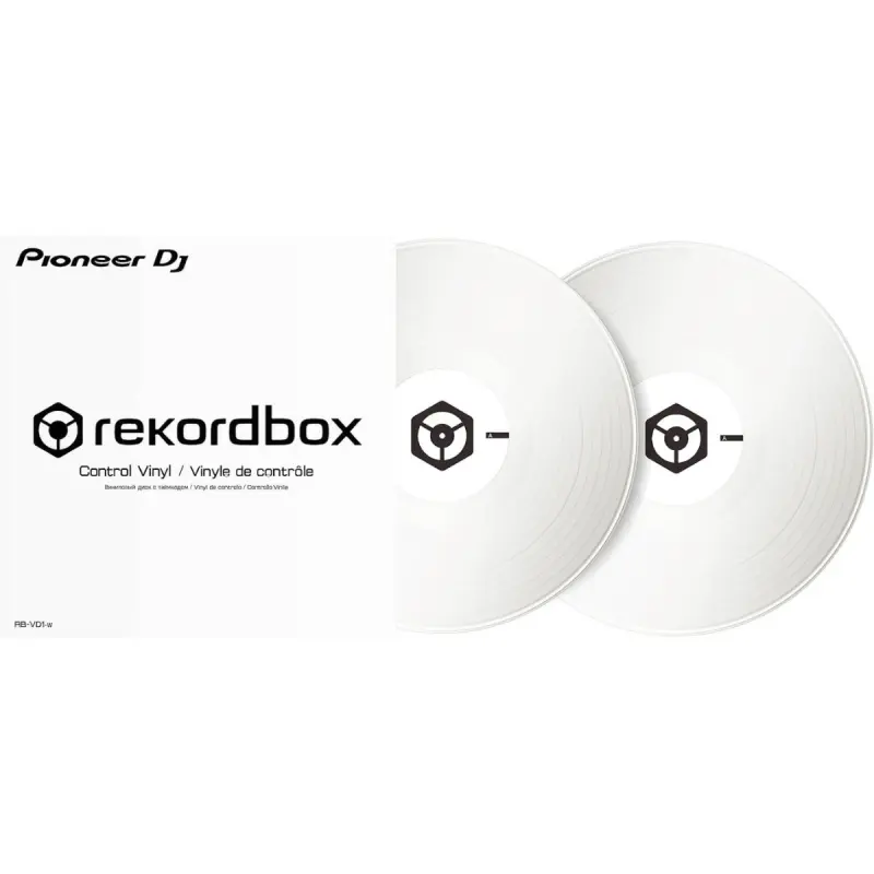 Pioneer Rekordbox Control Vinyl White - RB-VD1-W/WL (Pair) - Image 2