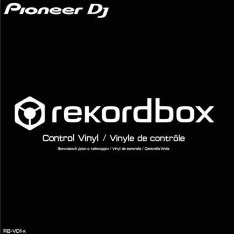 Pioneer DJ Rekordbox Control Vinyl Black - RB-VD1-K/WL (Pair)