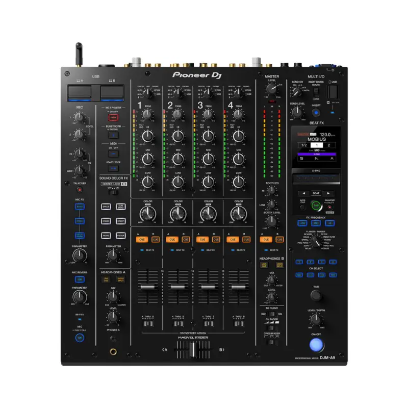 Pioneer DJ DJM-A9 4-Channel Digital Pro-DJ Mixer (Black)