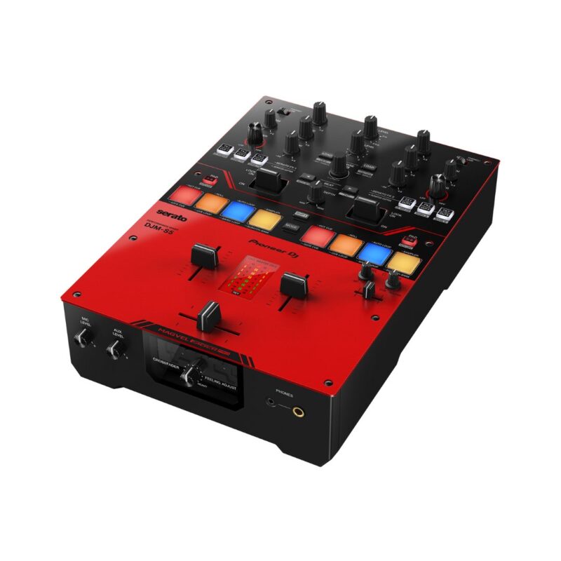 Pioneer DJ DJM-S5 Scratch-style 2-channel DJ mixer (Gloss Red) - Image 3