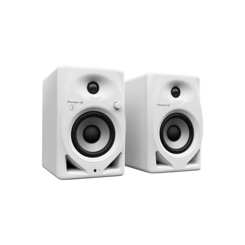 Pioneer DJ DM-40D-BT 4-inch Desktop Active Monitor Speaker with Bluetooth-White - Image 2