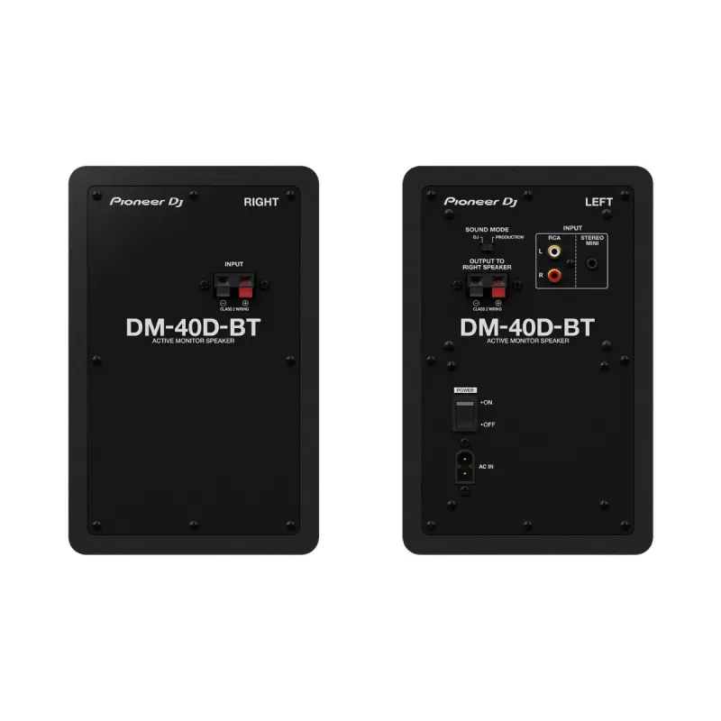 Pioneer DJ DM-40D-BT 4-inch Desktop Active Monitor Speaker with Bluetooth-Black - Image 3