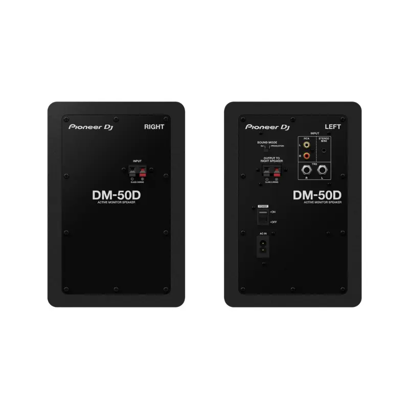 Pioneer DJ DM-50D 5-inch Active Monitor Speaker - Black - Image 3