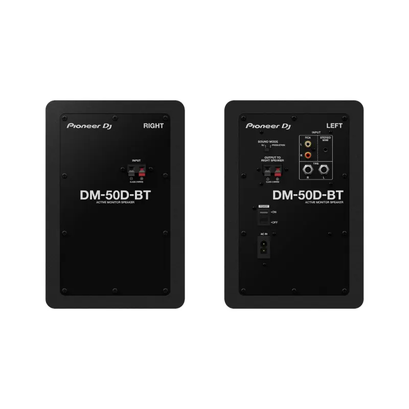 Pioneer DJ DM-50D-BT 5-inch BT Active Monitor Speaker - Black - Image 3