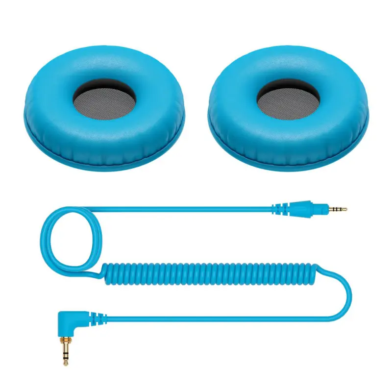 Pioneer DJ HC-CP08-L Cable & Ear Pads - Blue