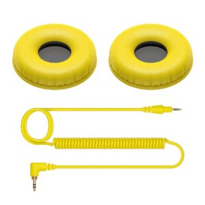 Pioneer DJ HC-CP08-Y Cable & Ear Pads - Yellow