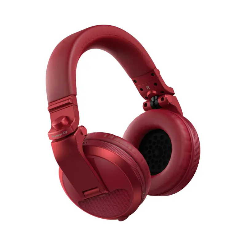 Pioneer DJ HDJ-X5BT Over-Ear DJ Headphones with Bluetooth-Red - Image 4