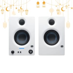 PreSonus Eris E3.5 2nd Gen 3.5-inch Studio Monitors (White)