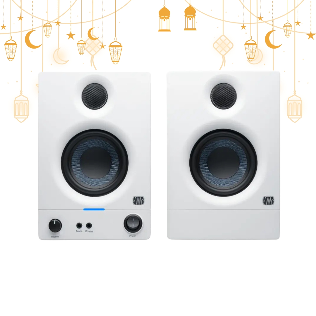 PreSonus Eris E3.5 2nd Gen 3.5-inch Studio Monitors (White)