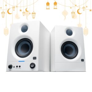 PreSonus Eris E3.5BT 3.5-inch Powered Bluetooth Studio Monitors - 2nd Generation (White)