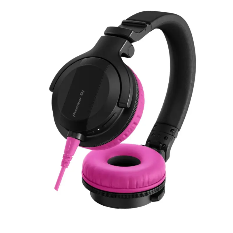 Pioneer DJ HDJ-CUE1 - Black + Purple Color HC Bundle