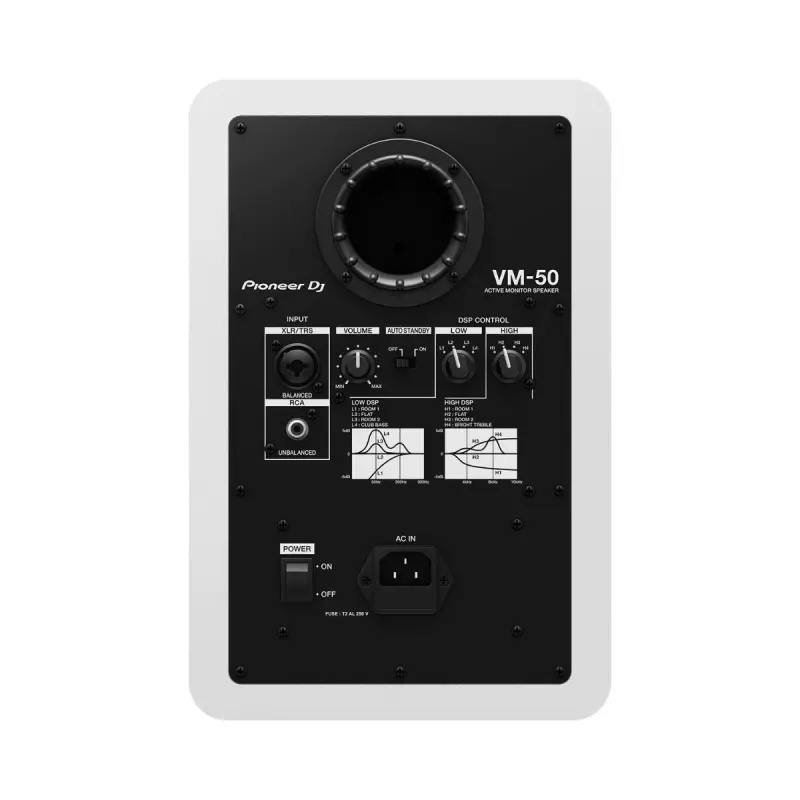 Pioneer DJ VM-50W 5.25-inch Active Monitor Speaker - White - Image 3