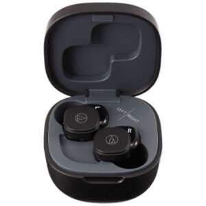 Audio-Technica ATH-SQ1TW Wireless Earbuds - Black