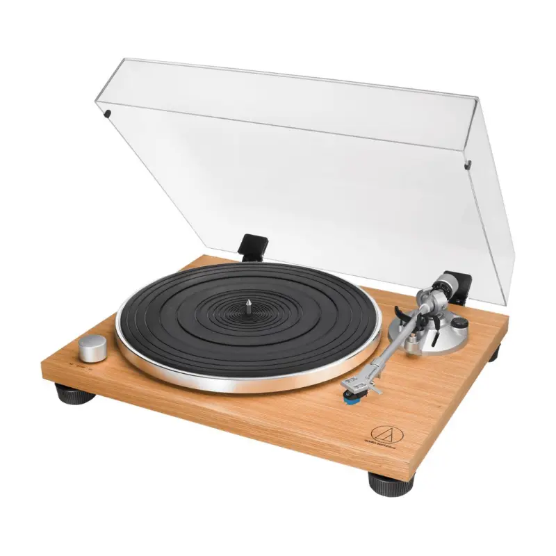 Audio-Technica AT-LPW30TK Manual Two-Speed Turntable (Teak) - Image 2