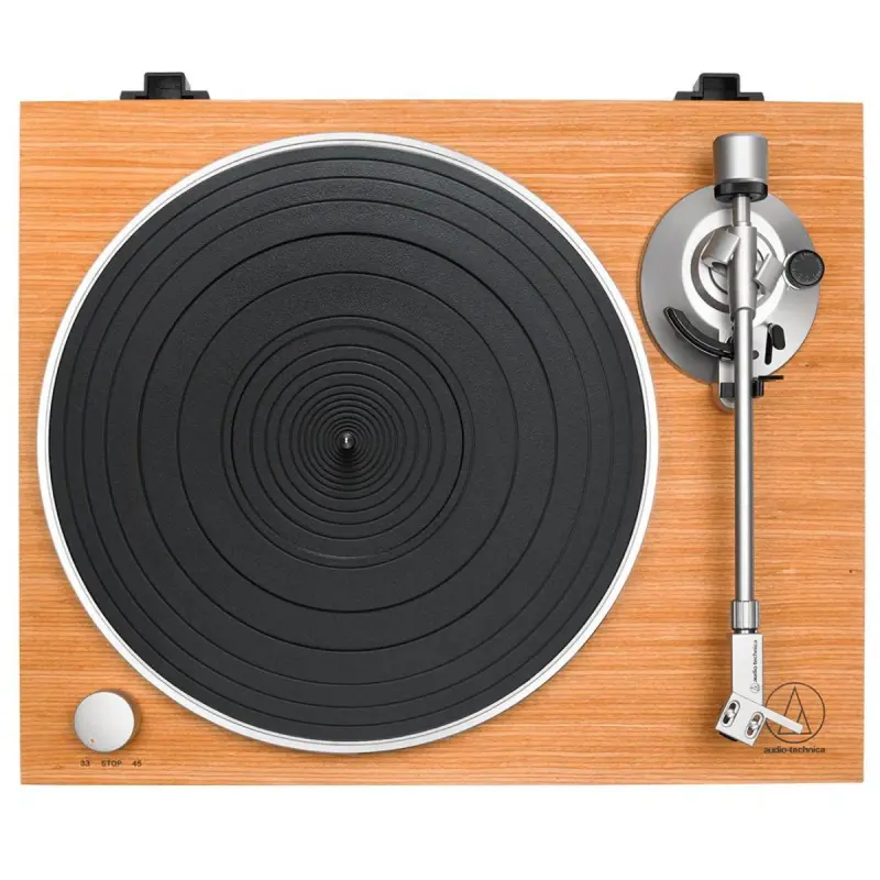 Audio-Technica AT-LPW30TK Manual Two-Speed Turntable (Teak) - Image 3
