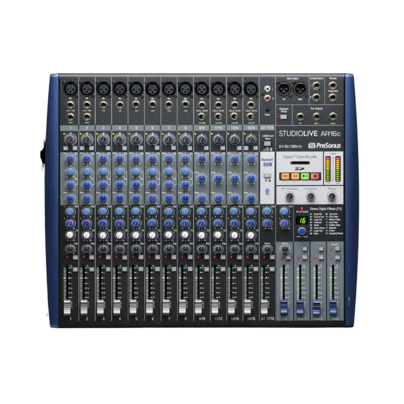 PreSonus StudioLive AR16c Mixer and Audio Interface with Effects