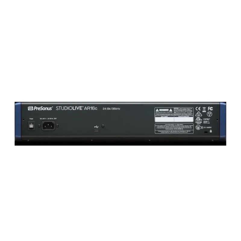 PreSonus StudioLive AR16c Mixer and Audio Interface with Effects - Image 2