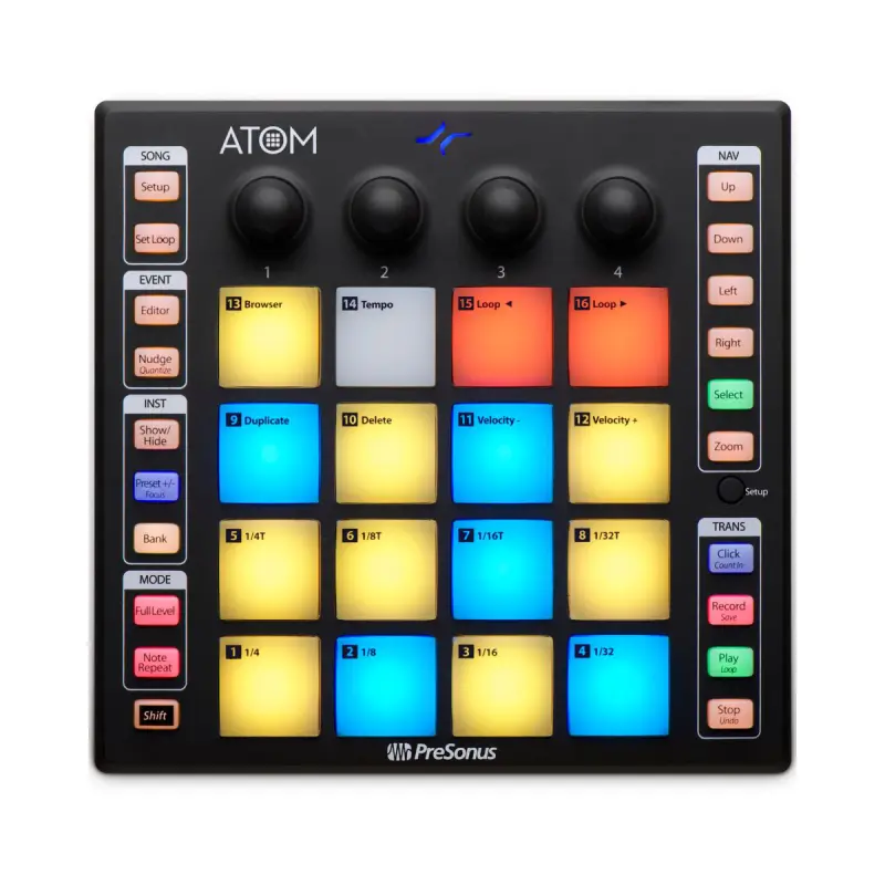 PreSonus ATOM Production and Performance 16 Pad Controller