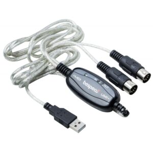 Bespeco BMUSB100 Midi to USB Adapter