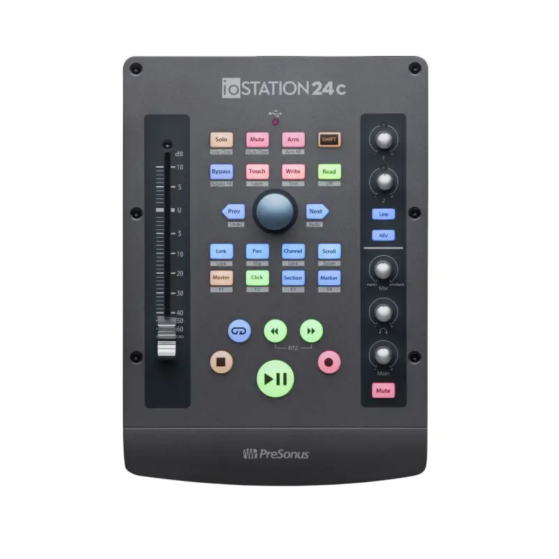 PreSonus ioSTATION 24c 2x2 USB-C Audio Interface and Production Controller