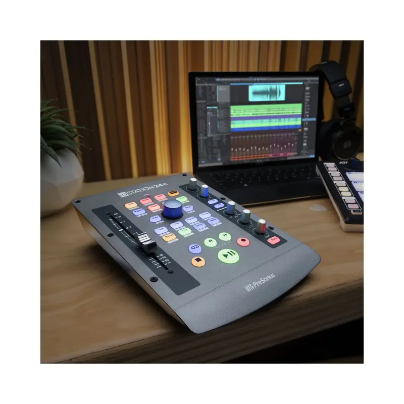 PreSonus ioSTATION 24c 2x2 USB-C Audio Interface and Production Controller - Image 4
