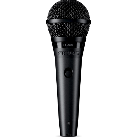 Shure PGA58-QTR Dynamic Vocal Microphone with 1/4" to XLR Cable