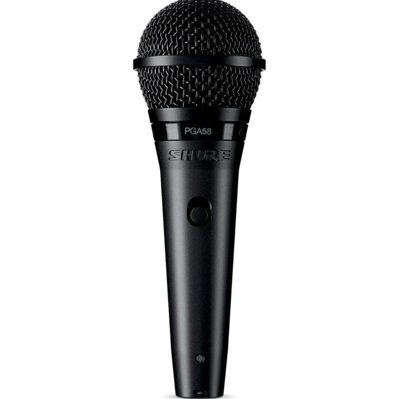 Shure PGA58-XLR Dynamic Vocal Microphone with XLR to XLR Cable