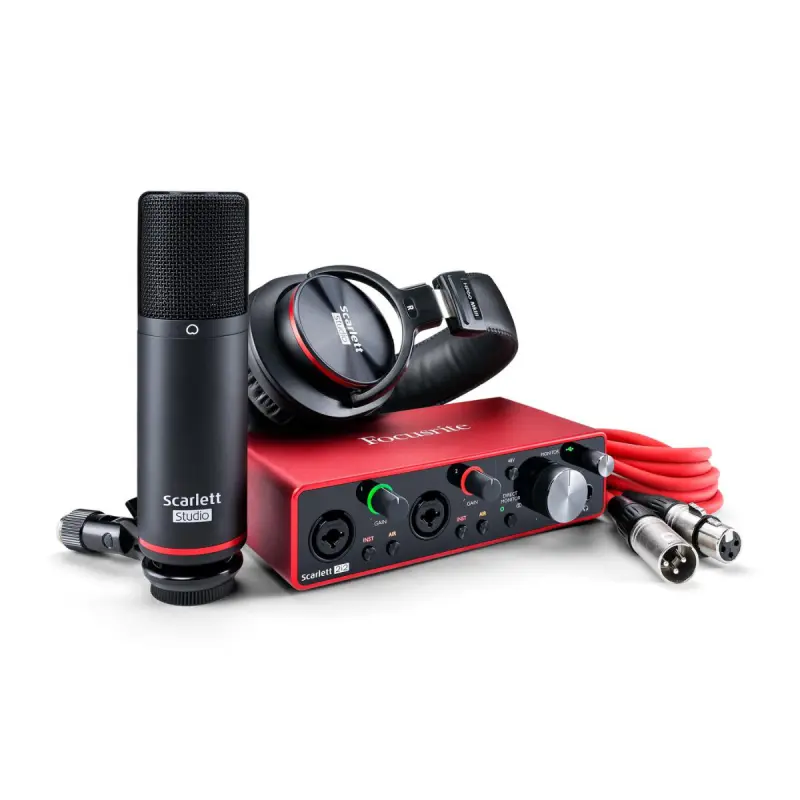 Focusrite Scarlett 2i2 Studio 3rd Gen Recording Bundle