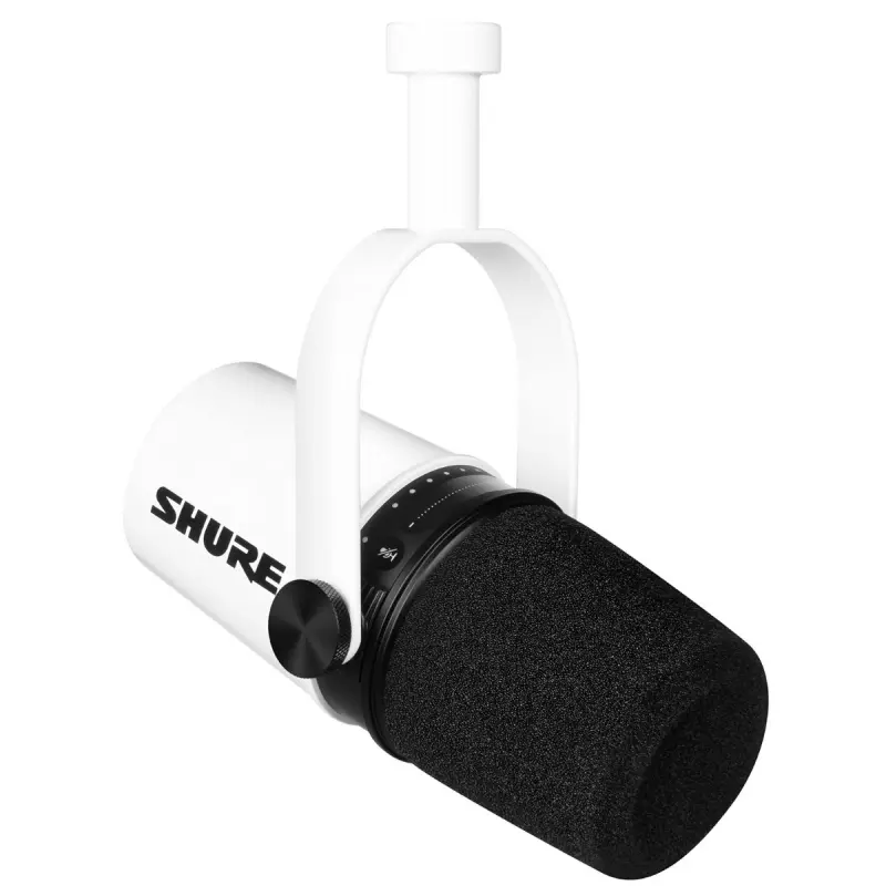 Shure MV7 USB Podcast Microphone -White