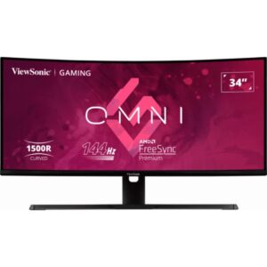 ViewSonic - VX3418-2KPC(Gaming high end) - 34” 144Hz Ultrawide Curved Gaming Monitor