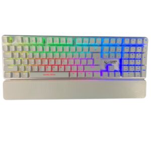 Camel Tech Sahara Keyboard/Blue Switch - White