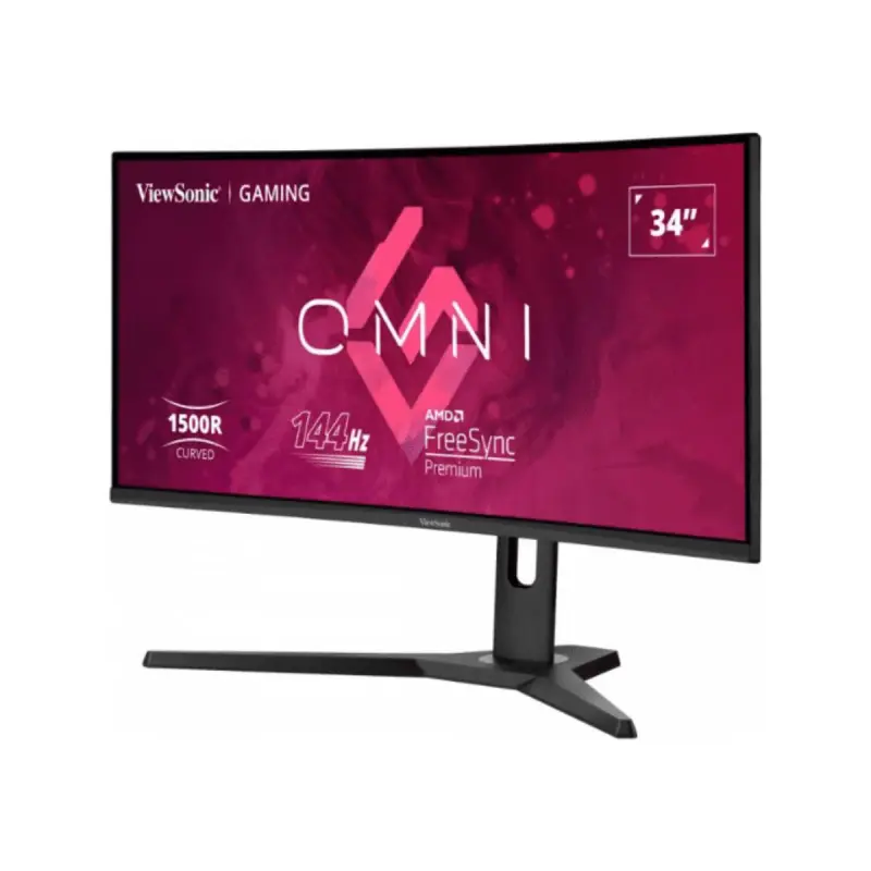 ViewSonic - VX3418-2KPC(Gaming high end) - 34” 144Hz Ultrawide Curved Gaming Monitor - Image 2