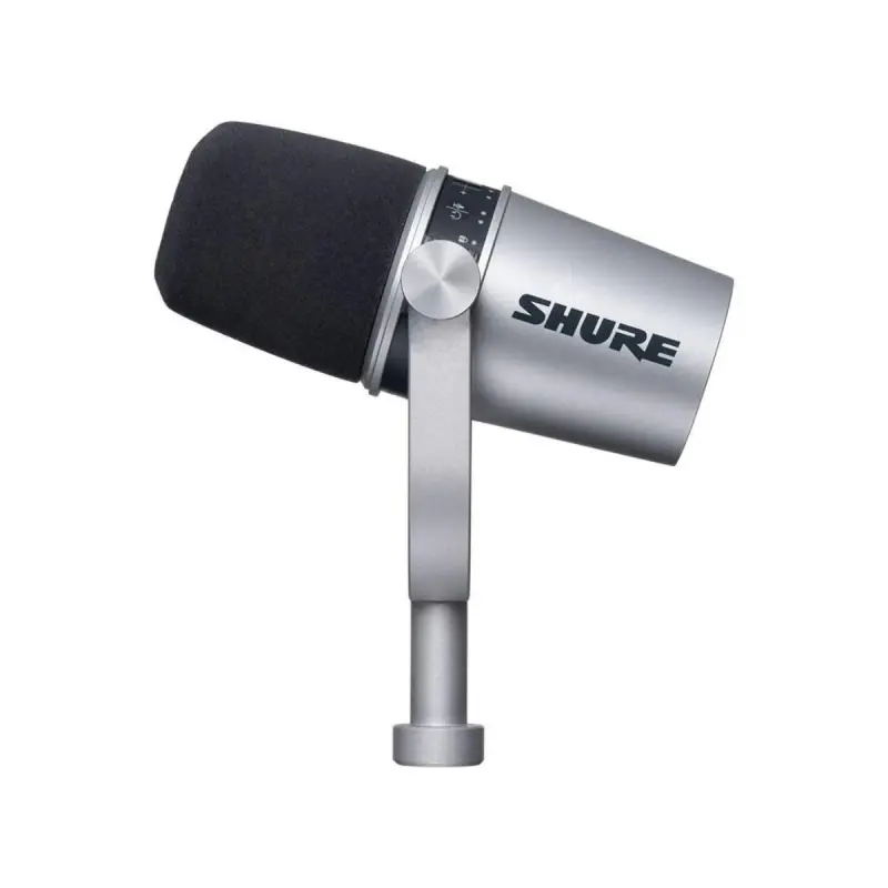 Shure MV7 USB Podcast Microphone - Silver - Image 2