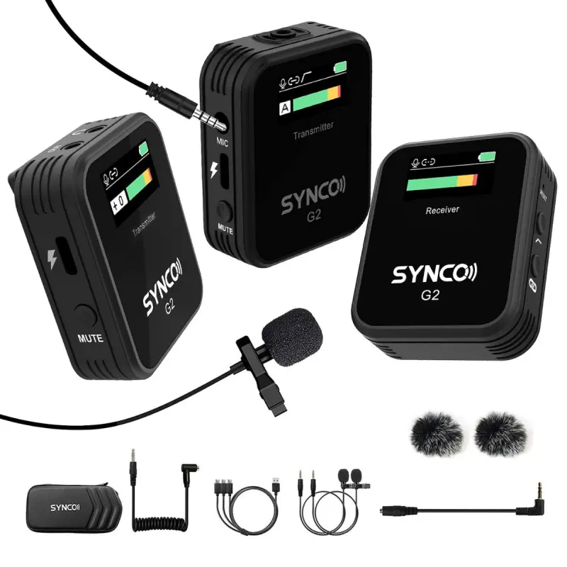 Synco G2-A2 Ultracompact 2-Person Digital Wireless Microphone System - Image 3