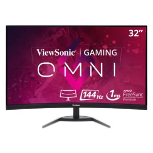 ViewSonic - VX3268-2KPC-MHD(Gaming High end) - 32” 144Hz QHD Curved Gaming Monitor