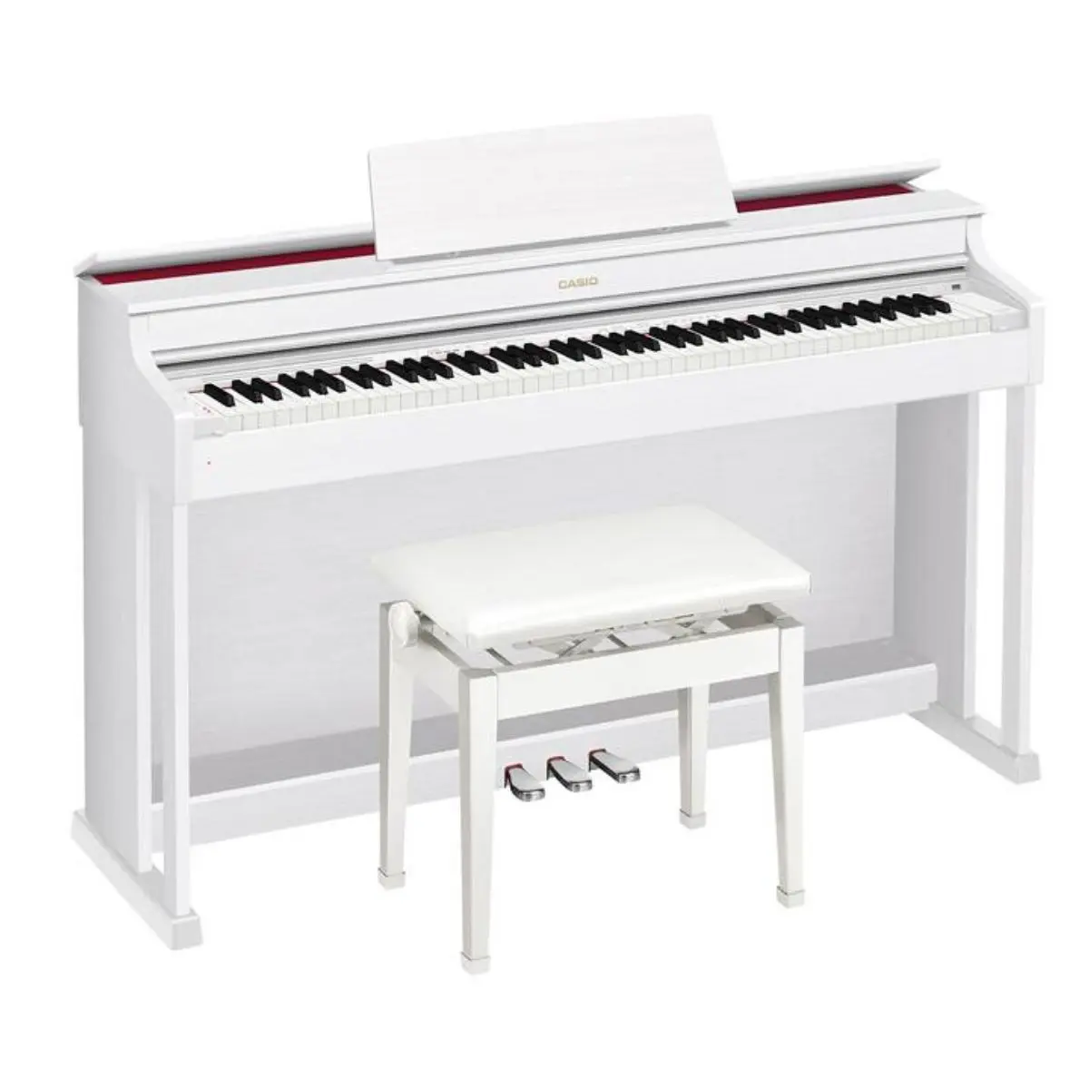 Casio AP-470 Celviano Digital Piano with Bench - White