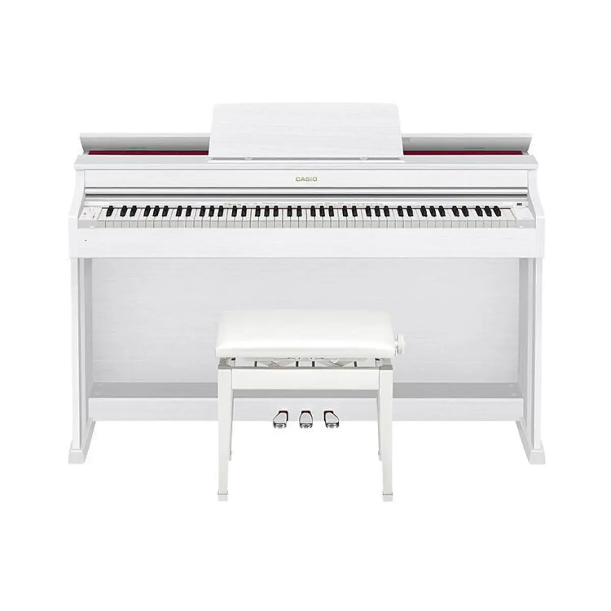 Casio AP-470 Celviano Digital Piano with Bench - White - Image 2