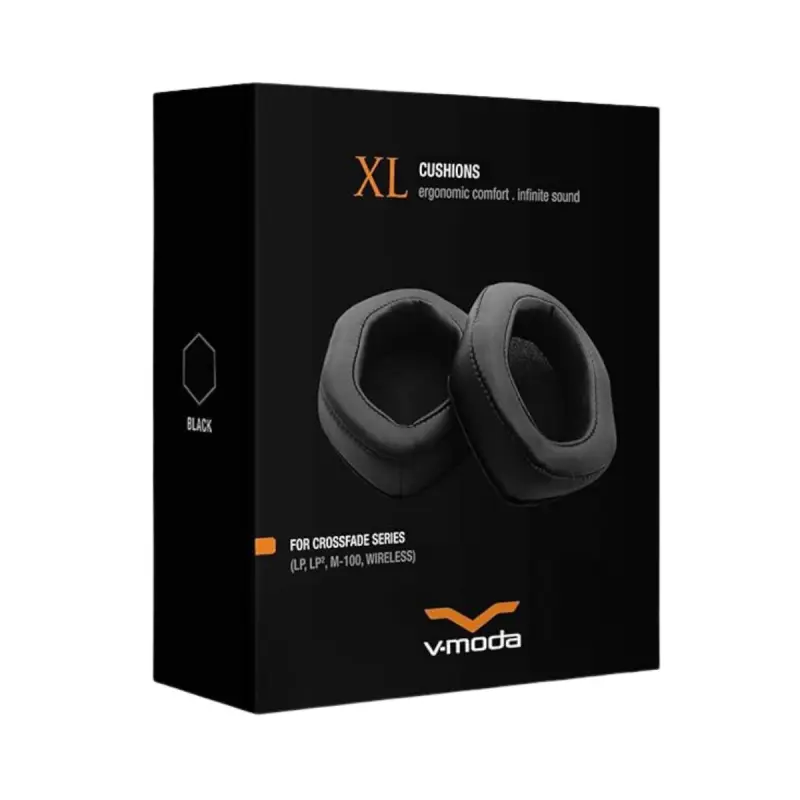 V-Moda XL Memory Cushions For Crossfade M-100/LP2 - Black - Image 3