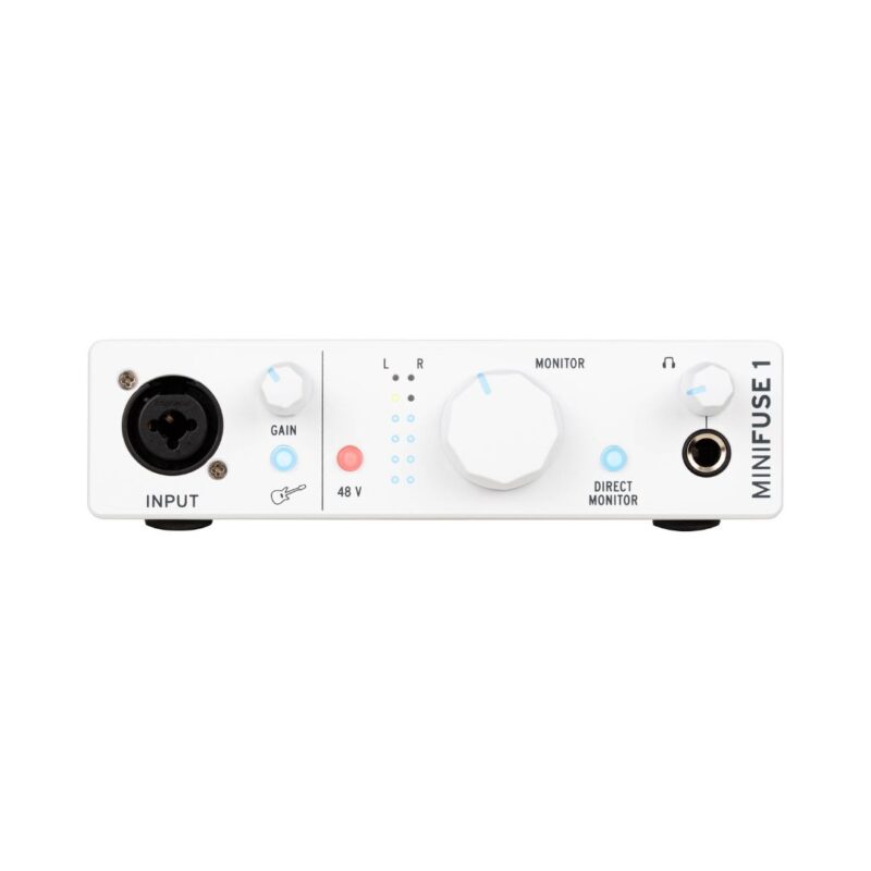 Arturia MiniFuse 1 USB Type-C Audio Interface (White)