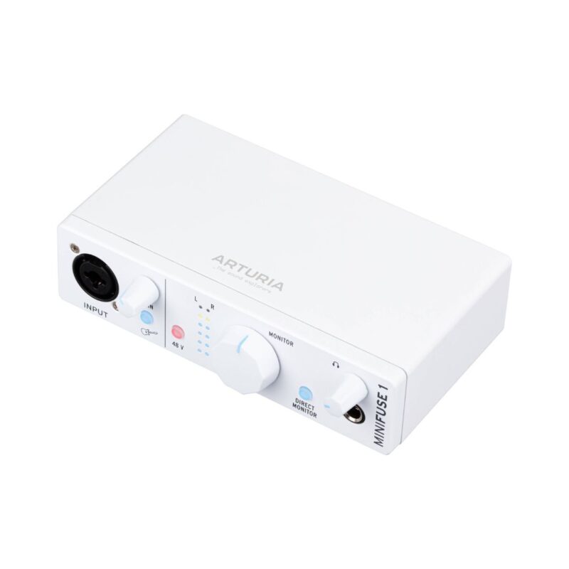 Arturia MiniFuse 1 USB Type-C Audio Interface (White) - Image 2