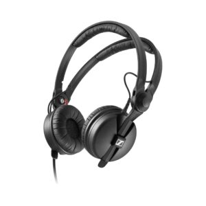 Sennheiser HD 25 PLUS headphones, designed for professional monitoring with a sleek, lightweight design and adjustable headband.