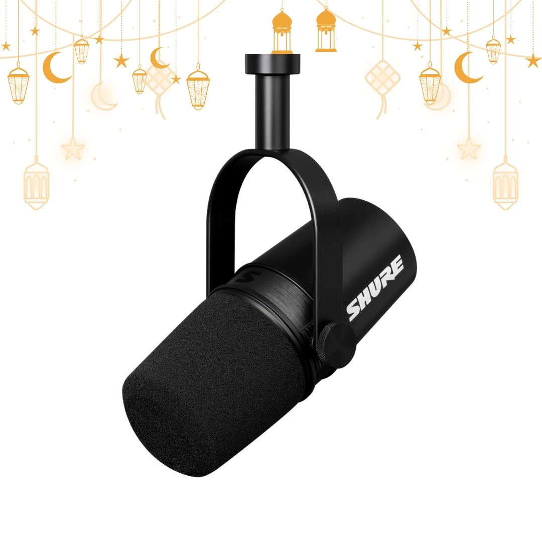 Shure MV7X Dynamic Broadcast Microphone - Black