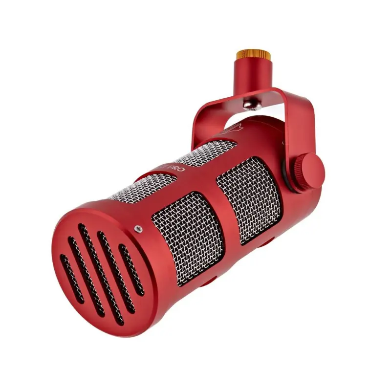 Sontronics PODCAST PRO Supercardioid Dynamic Broadcast Microphone (Red) - Image 2