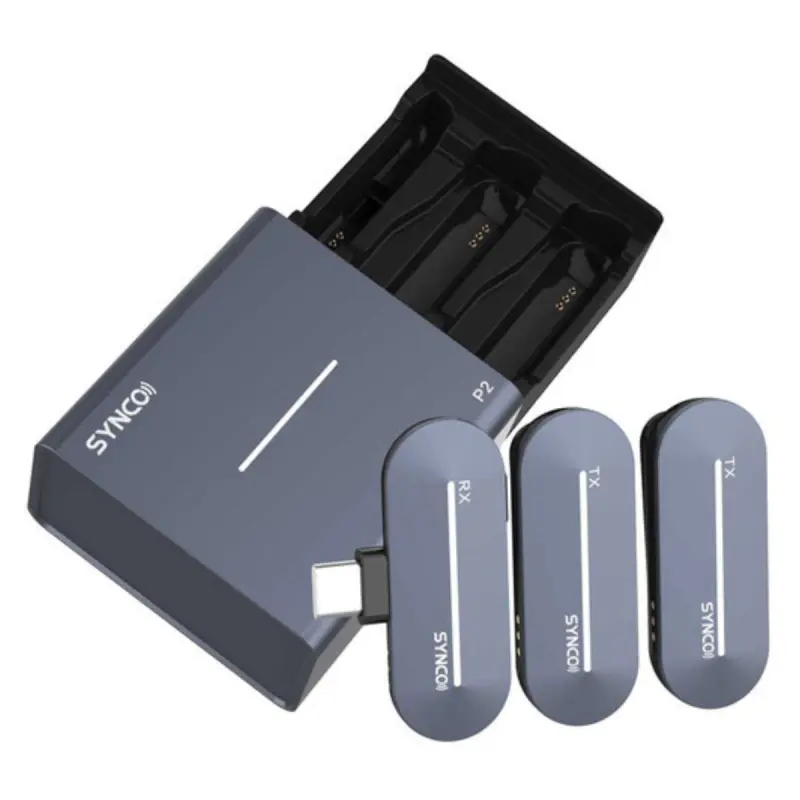 Synco - P2T-BL - 2.4G Wireless Mic-Black - Image 2