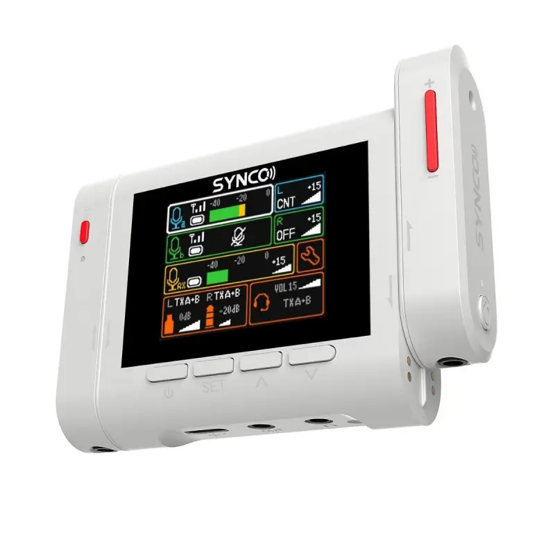 Synco G3 Digital Wireless Microphone Recording System 2.4G Wireless Mic - White
