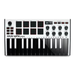 Akai Professional MPK Mini MK3 25-Key MIDI Controller-White